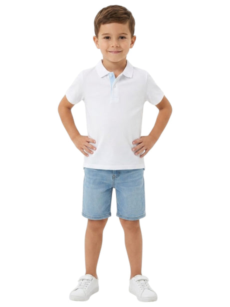 Image for Kids Boy's Textured Top,White