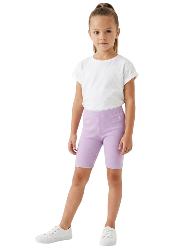 Image for Kids Girl's Ribbed Short,Mauve