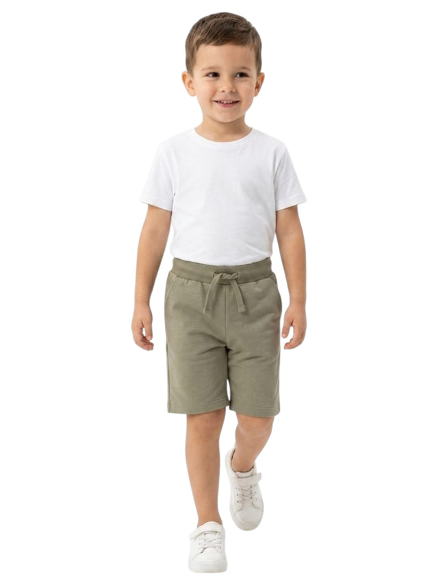 Image for Kids Boy's Plain Short,Olive