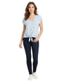 Image for Women's Printed Top,Blue
