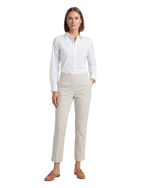 Image for Women's Plain Classic Pants,Light Beige