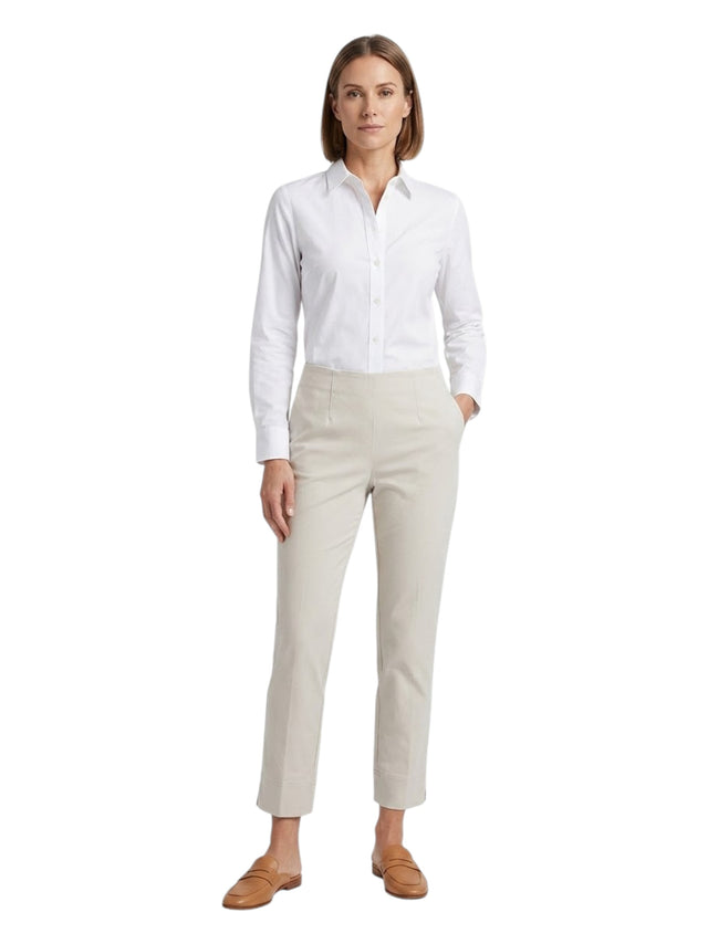 Image for Women's Plain Classic Pants,Light Beige