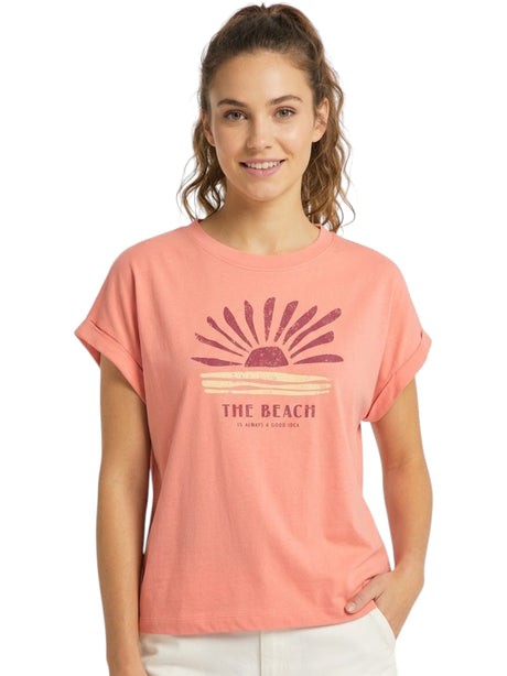 Image for Women's Printed Top,Pink