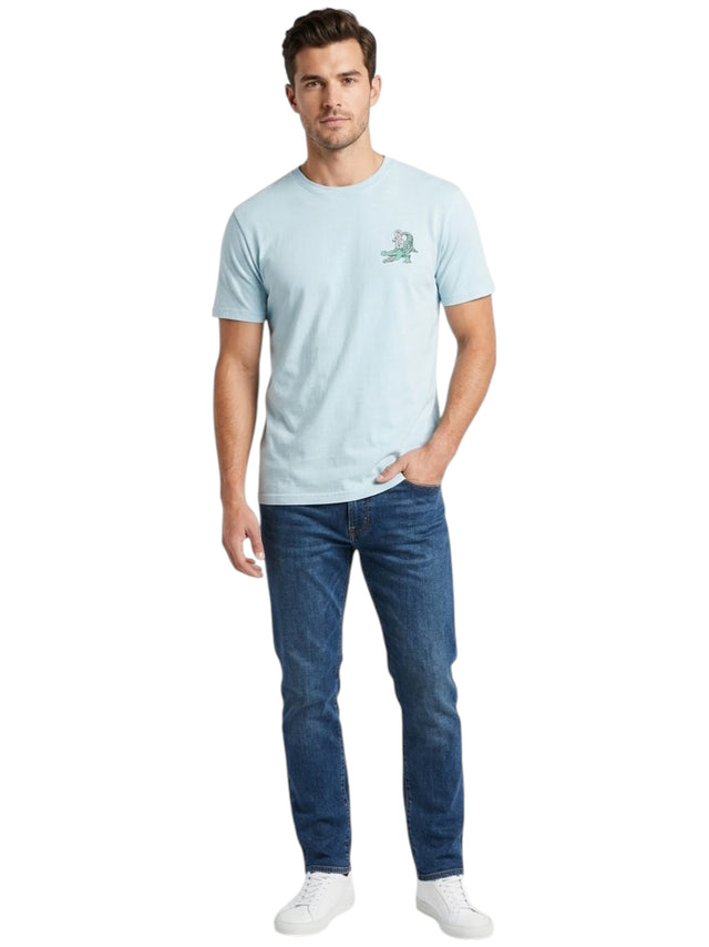 Image for Men's Printed Top,Blue