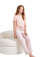 Image for Women's Printed Sleepwear Pant,Pink