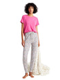 Image for Women's Printed Pants,White