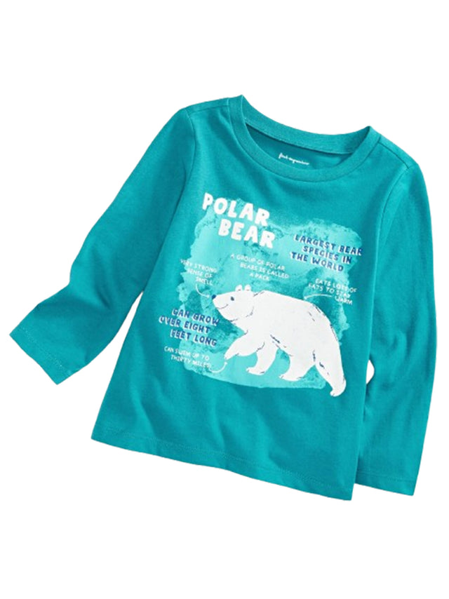 Image for Kids Boy's Prited Top,Green