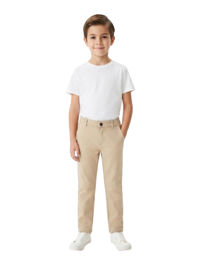 Image for Kids Boy's Plain Pants,Beige