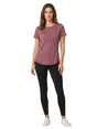 Image for Women's Printed Sport Top,Burgundy