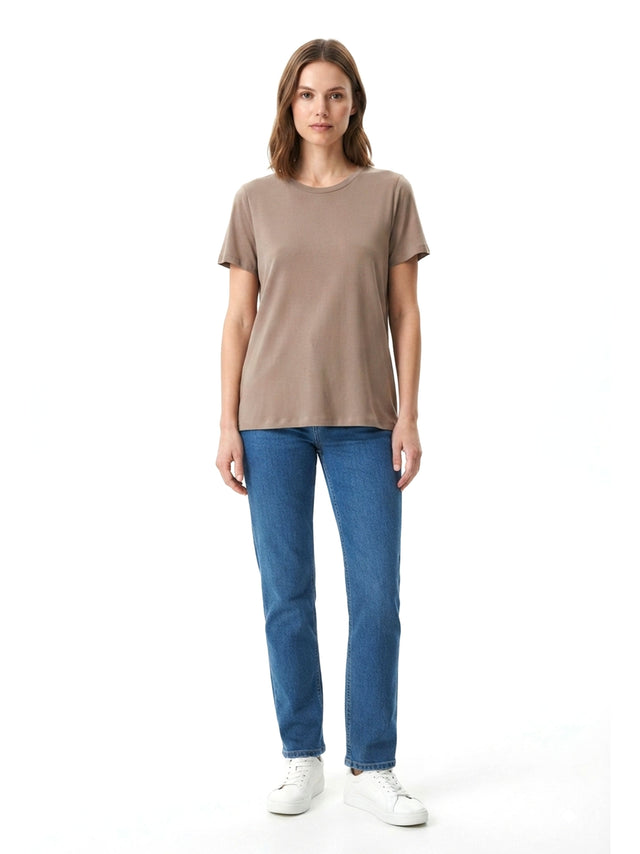 Image for Women's Plain Top,Brown