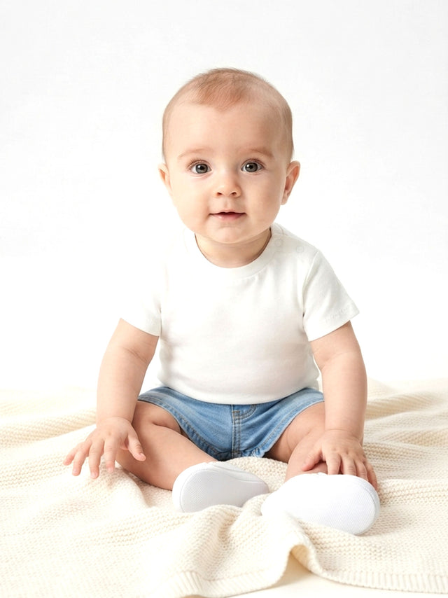 Image for Kids Boy's Plain Top,White