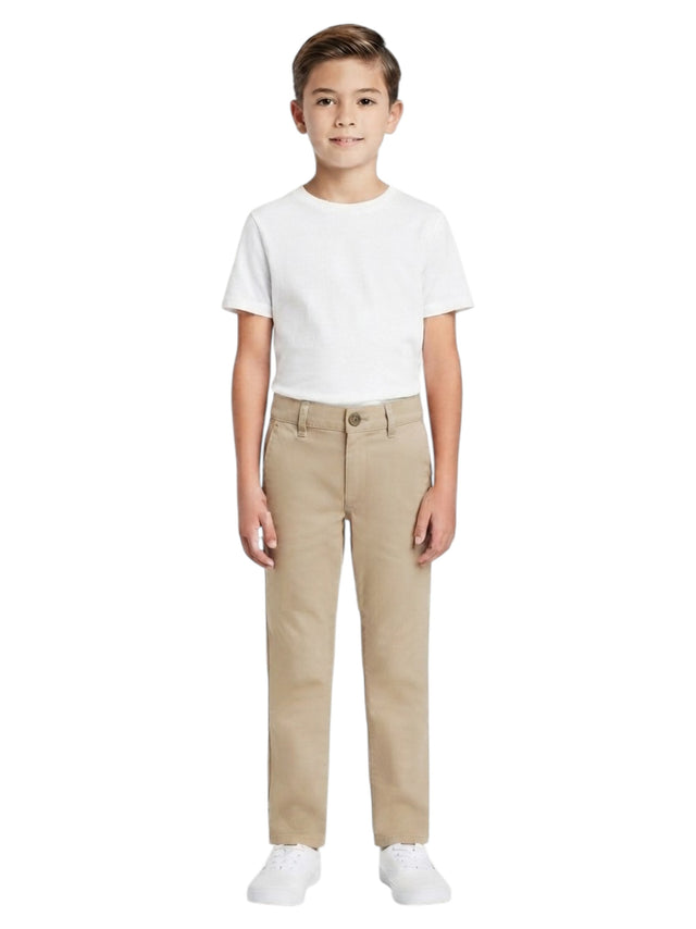 Image for Kids Boy's Plain Solid Pant,Beige