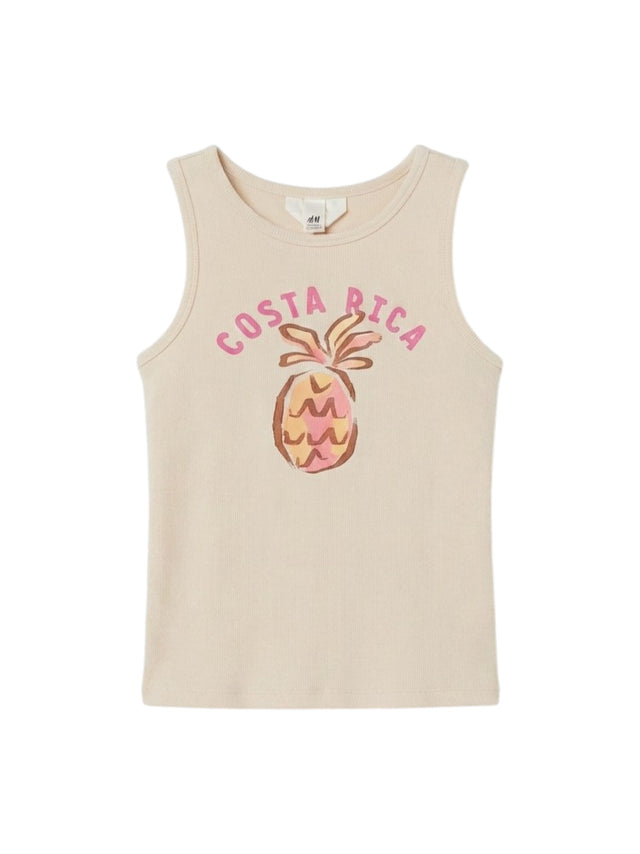 Image for Kids Girl's Printed Top,Beige