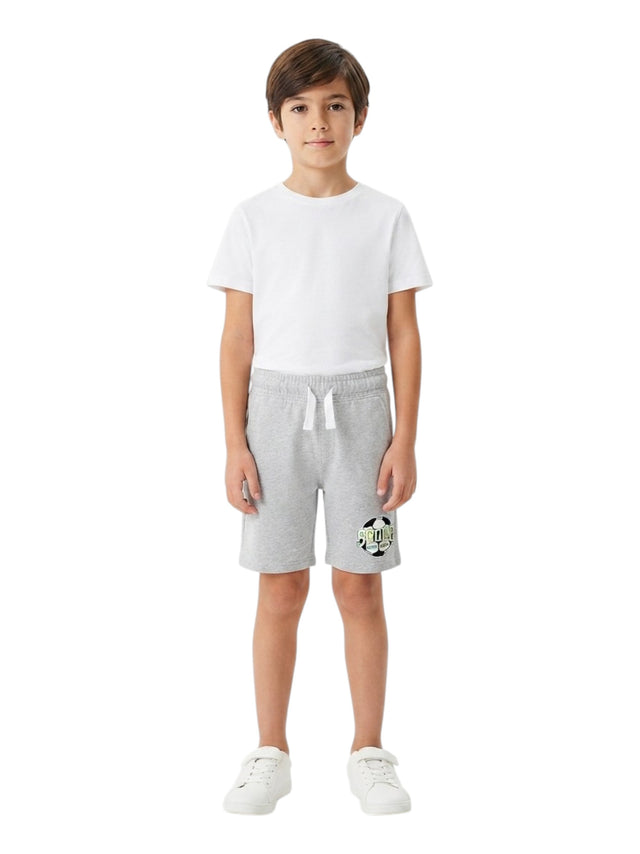 Image for Kids Boy's Printed Short,Light Grey