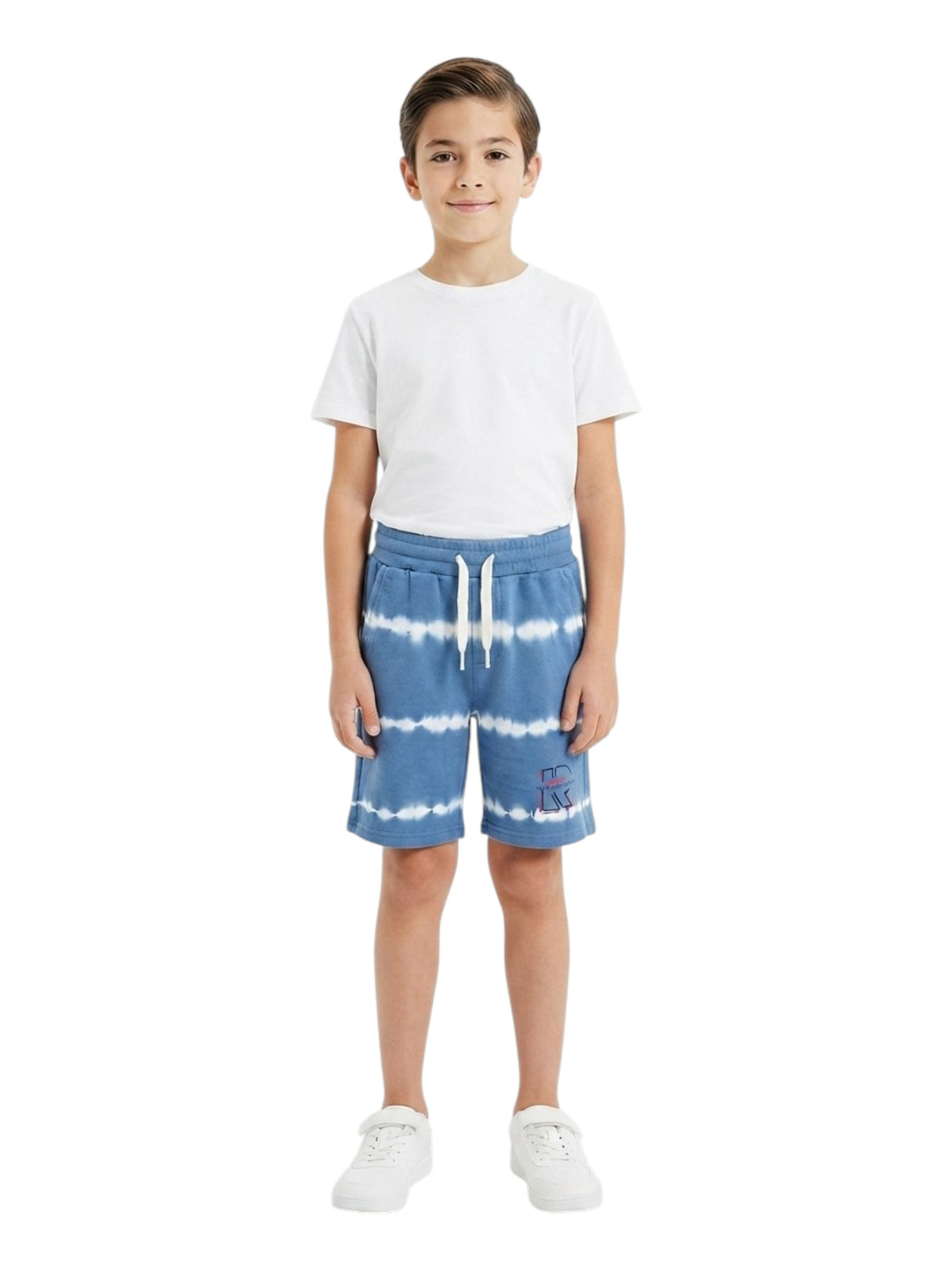 Image for Kids Boy's Colorblocked Short,Dusty Blue
