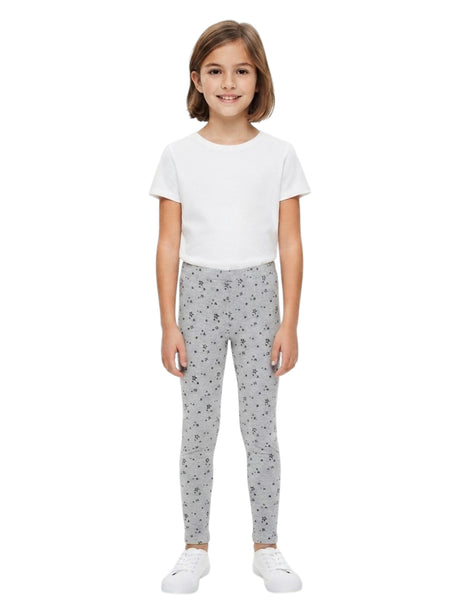 Image for Kids Girl's Printed Pant,Light Grey