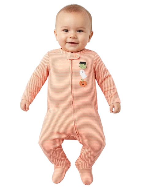 Image for Kids Boy's Striped Jumpsuit,Orange