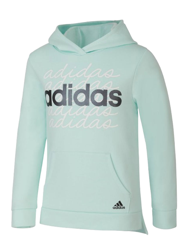 Image for Kids Girl's Brand Logo Printed Hoodies,Aqua