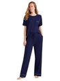 Image for Women's Plain Sleepwear Top,Navy
