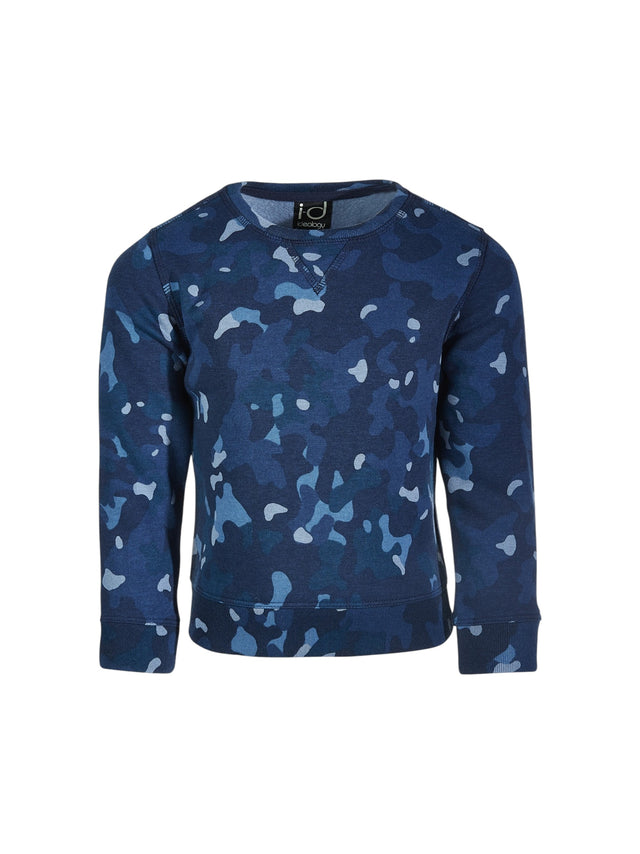 Image for Kids Boy's Printed Sweater,Navy