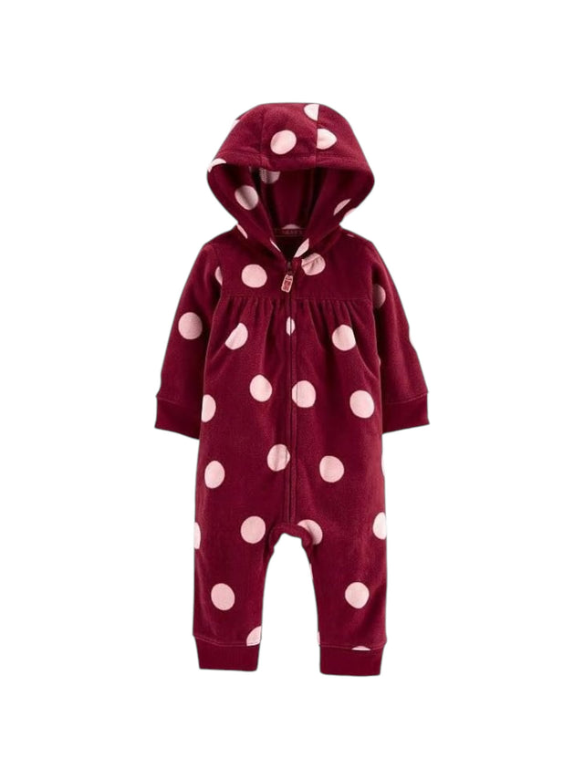 Image for Kids Girl's Printed Jumpsuit,Burgandy