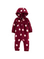Image for Kids Girl's Printed Jumpsuit,Burgandy