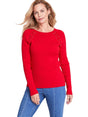 Image for Women's Textures Top,Red