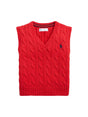 Image for Kids Boy's Textured Polo Top,Red