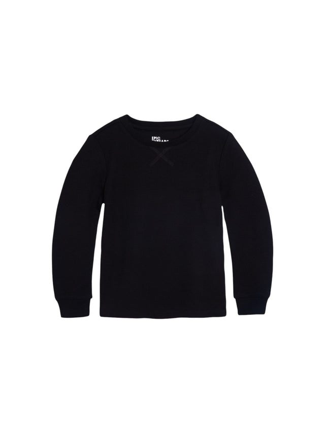 Image for Kids Boy's Textured Top,Black