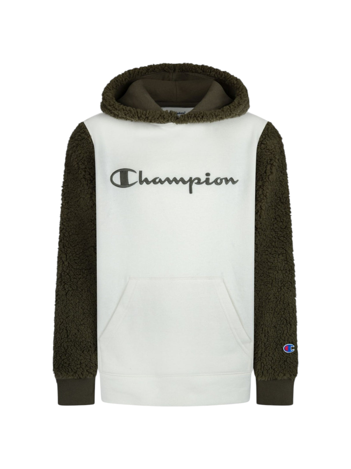 Image for Kids Boy's Brand Logo Printed Hoodies,Beige/Olive
