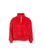 Image for Kids Girl's Faux Fure Sweater,Red