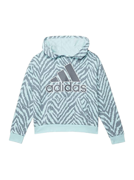 Image for Kids Girl's Brand Logo Printed Hoodies,Aqua
