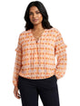Image for Women's Printed Top,Orange