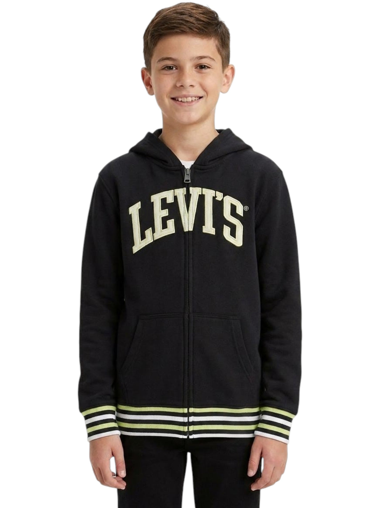 Image for Kids Boy's Brand Logo Printed Hoodies,Black
