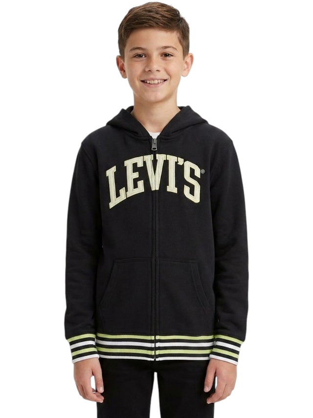 Image for Kids Boy's Brand Logo Printed Hoodies,Black