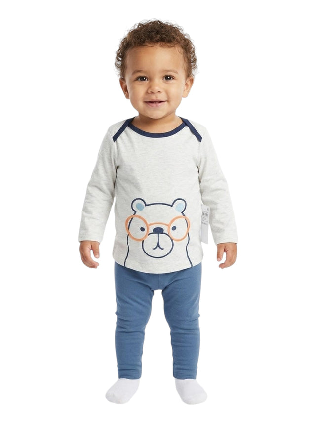 Image for Kids Boy's Printed Top,Grey