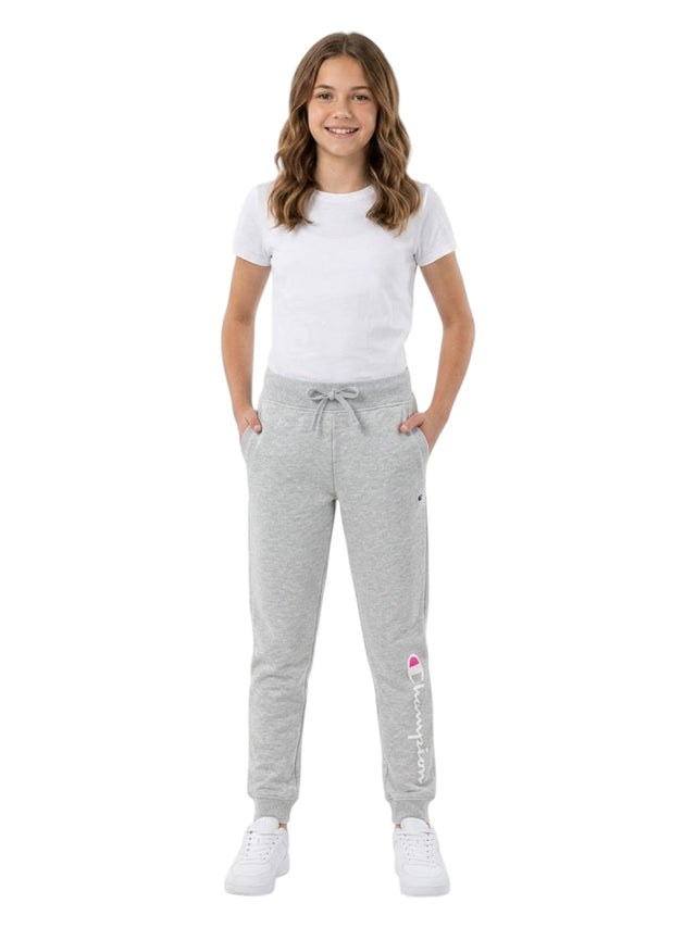Image for Kids Girl's Brand Logo Printed Pants,Grey