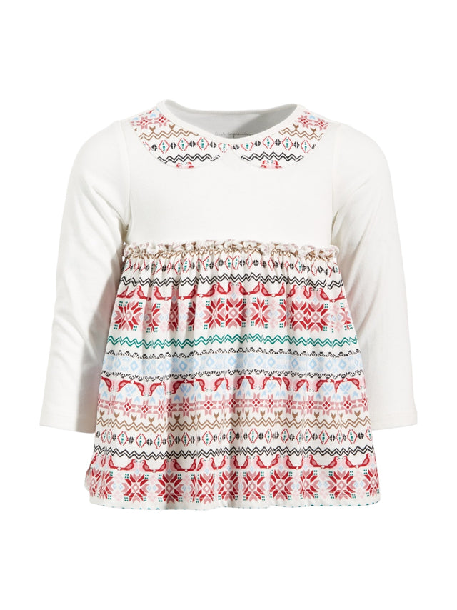 Image for Kids Girl's Printed Dress,White
