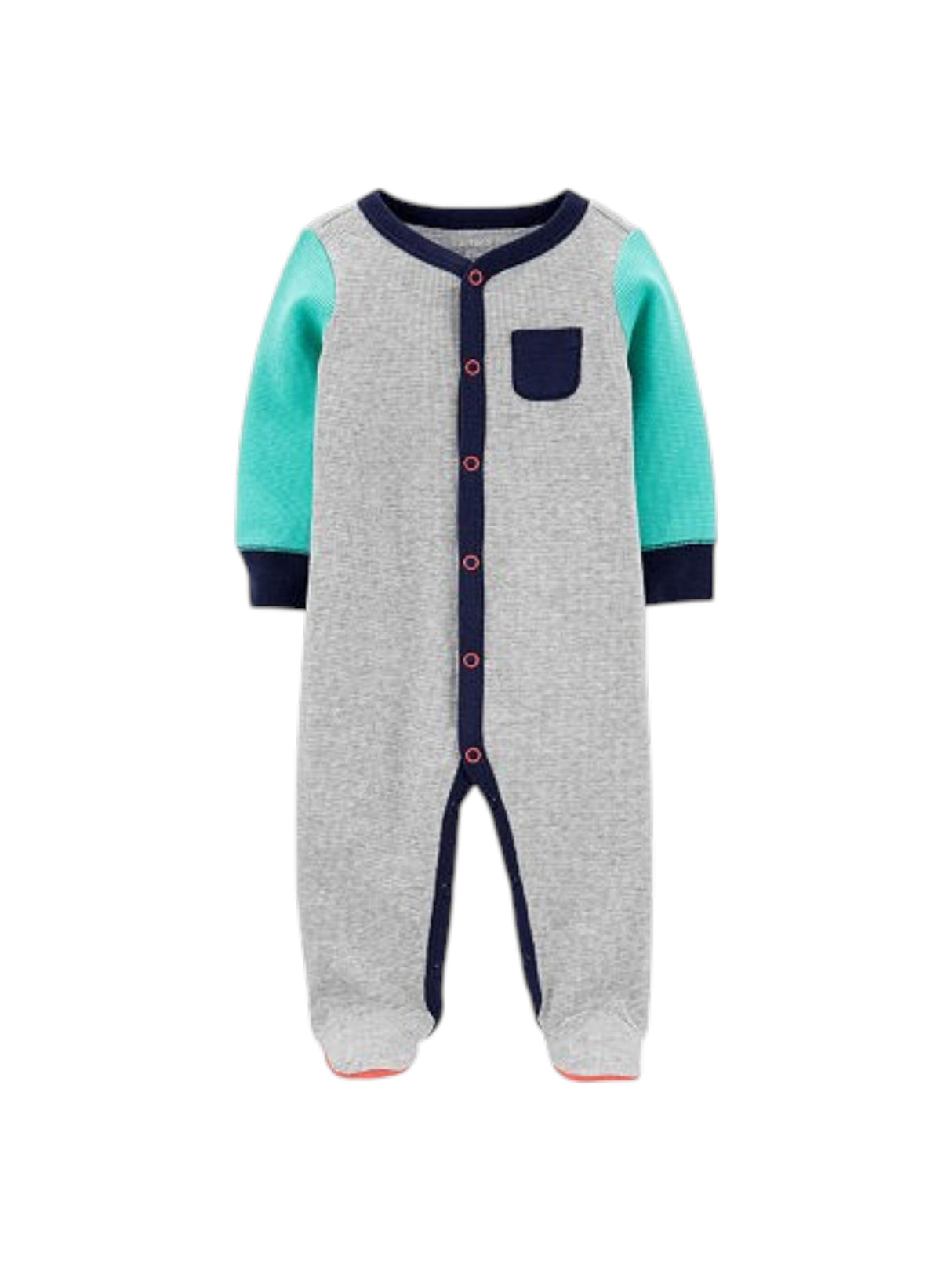 Image for Kids Boy's Color Blocked Jumpsuit,Grey