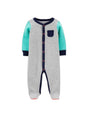 Image for Kids Boy's Color Blocked Jumpsuit,Grey