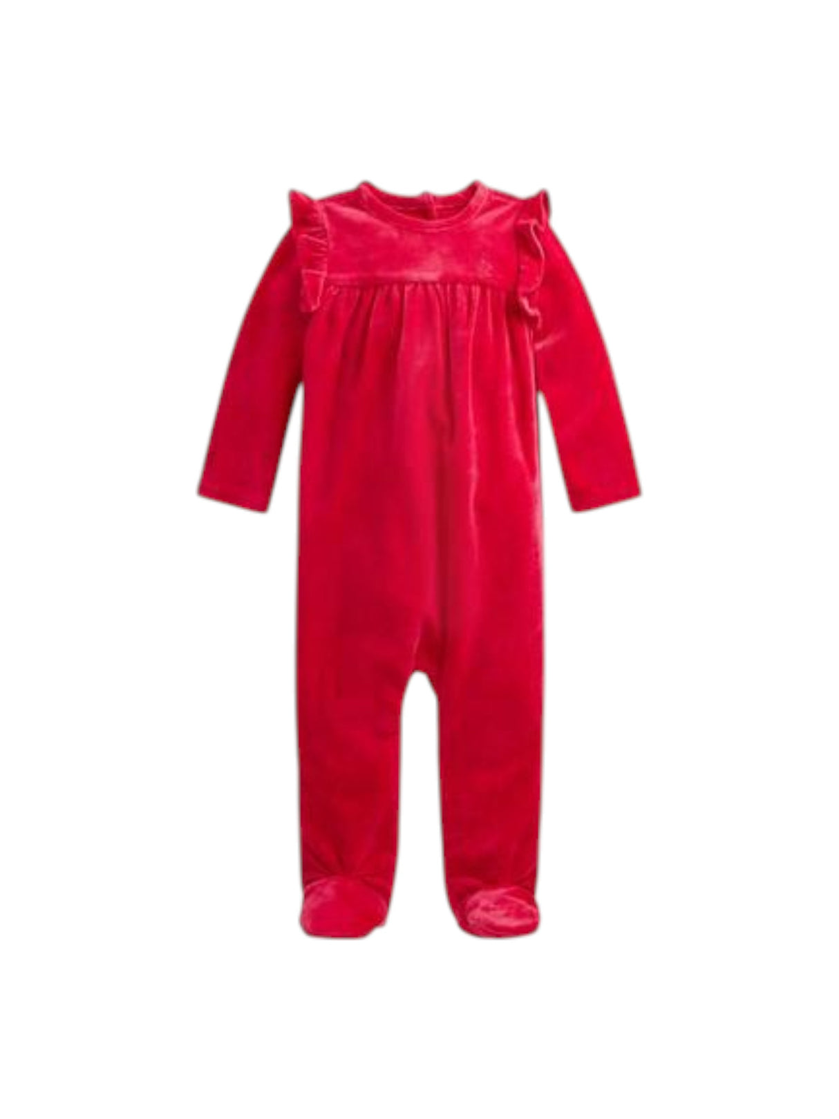 Image for Kids Girl's Plain Jumpsuit,Red