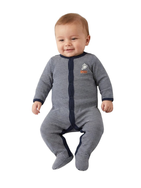 Image for Kids Boy's Striped Jumpsuit,Navy