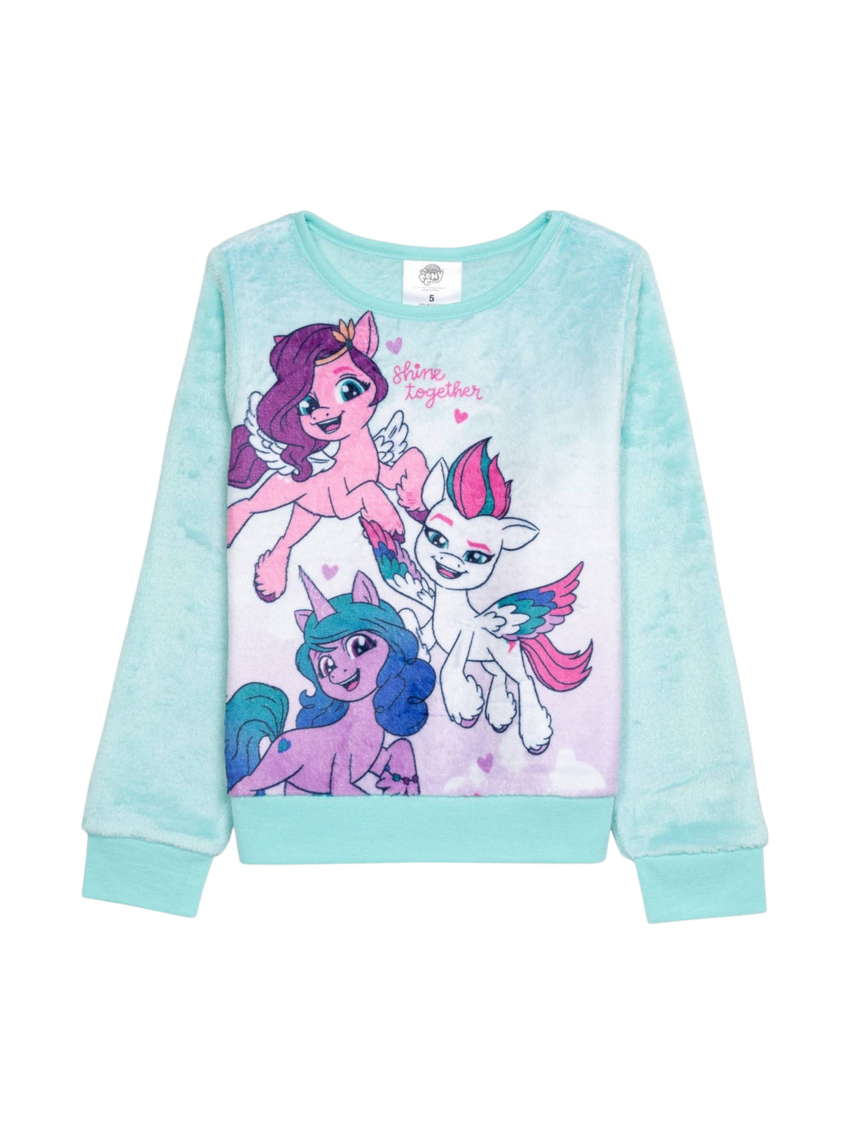 Image for Kids Girl's Printed Sweaters,Aqua