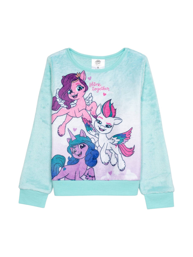 Image for Kids Girl's Printed Sweaters,Aqua