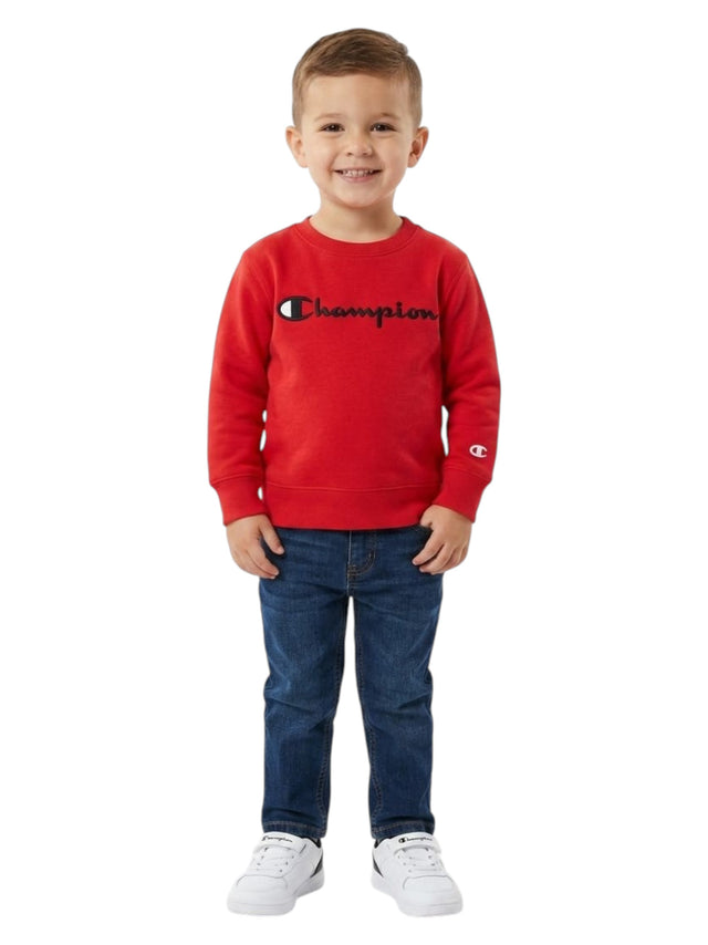 Image for Kids Boy's Brand Logo Printed Sweaters,Red