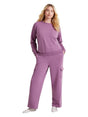 Image for Women's Plain solid Cargo Pant,Purple