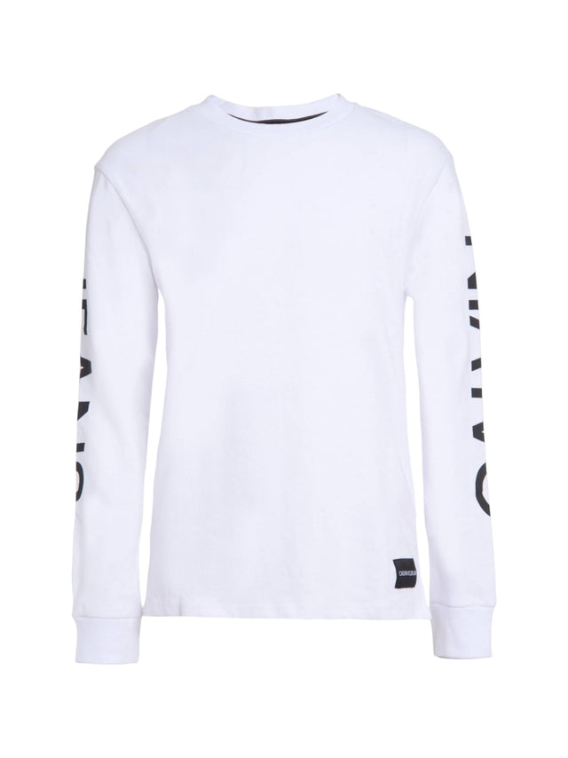 Image for kids Boy's Brand Logo Printed Back Top,White