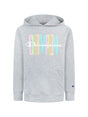 Image for Kids Girl's Brand Logo Printed Hoodies,Light Grey