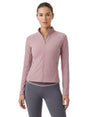 Image for Women's Plain Solid Sport Jacket,Nude Pink