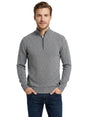 Image for Men's Plain Solid Sweaters,Grey